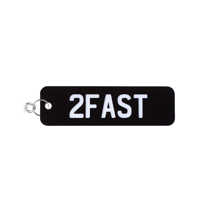 Borderless Standard NZ Number Plate Keychain