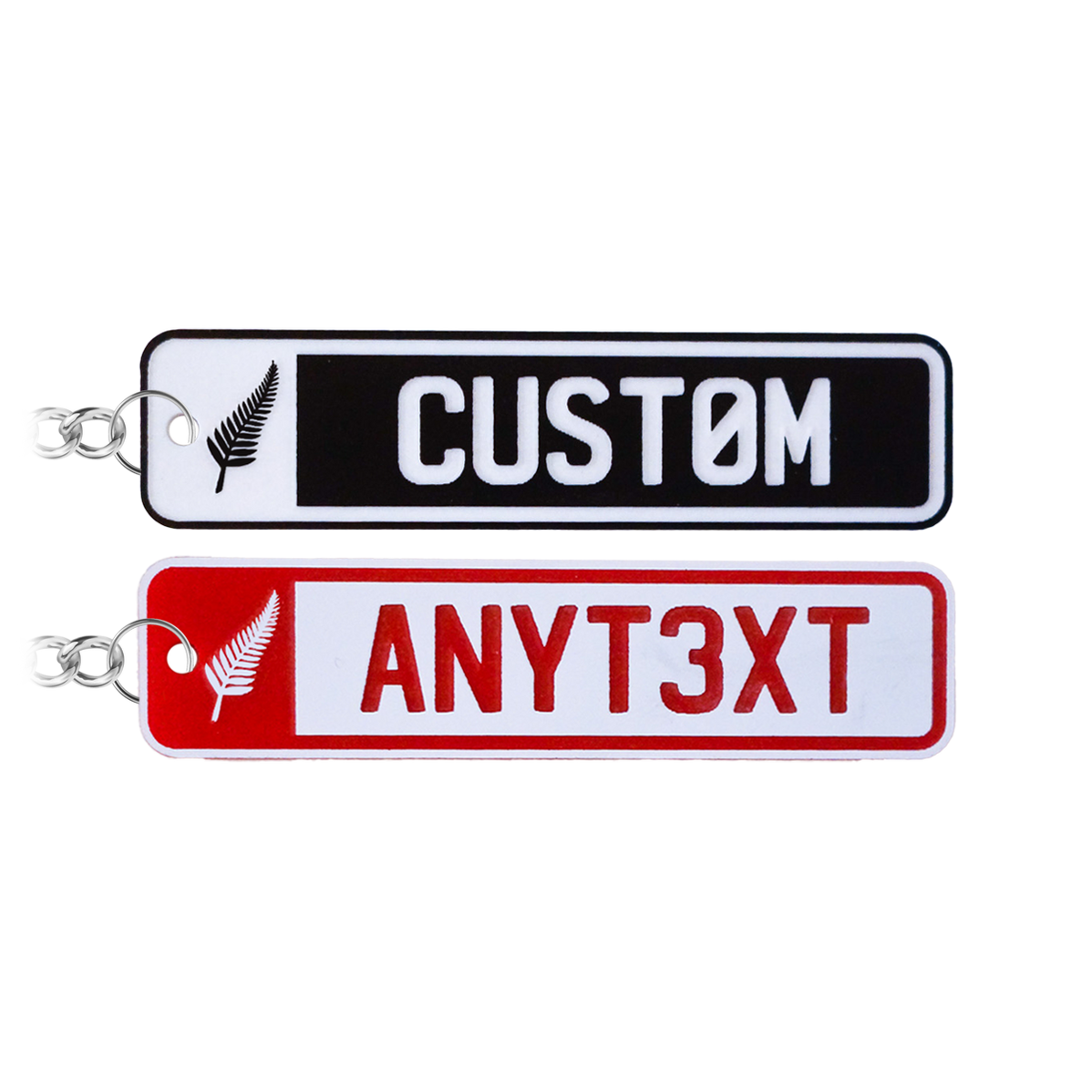 Personalised Plates NZ Mini Number Plate Keychains — Oh Craft