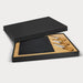 Personalised Family Monogram Slate & Bamboo Cheese Board | Custom Gifts NZ AU gift box