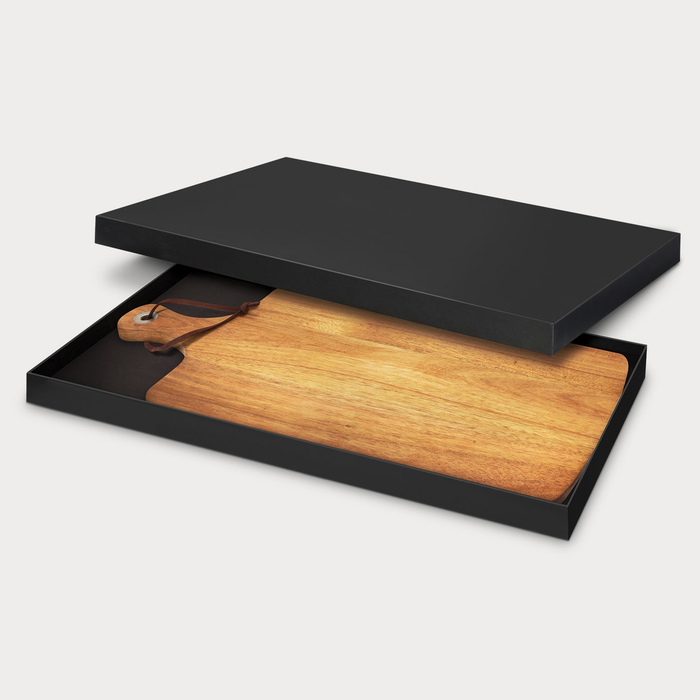 Family Monogram Acacia Serving Board | Personalised Gifts NZ AU - gift box