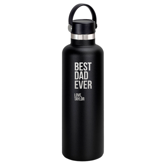 Best Dad Ever Arctic Insulated Drink Bottle | Personalised Gifts NZ AU