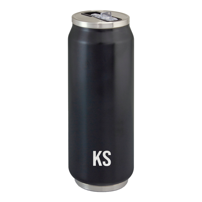 Minimalist Monogram Canister Insulated Drink Bottle | Personalised Gifts NZ AU