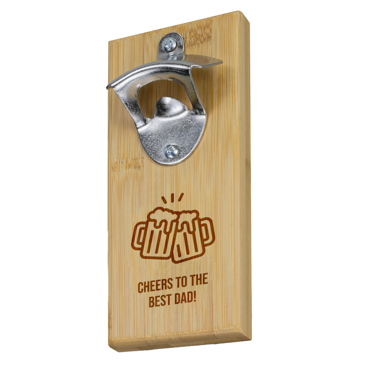 “Cheers!” FridgeMounted Bottle Opener Custom Father's Day Gifts NZ