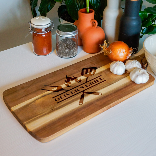 My Grill Acacia Serving Board | Personalised Gifts NZ AU - lifestyle