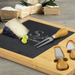 Personalised Family Monogram Slate & Bamboo Cheese Board | Custom Gifts NZ AU - lifestyle