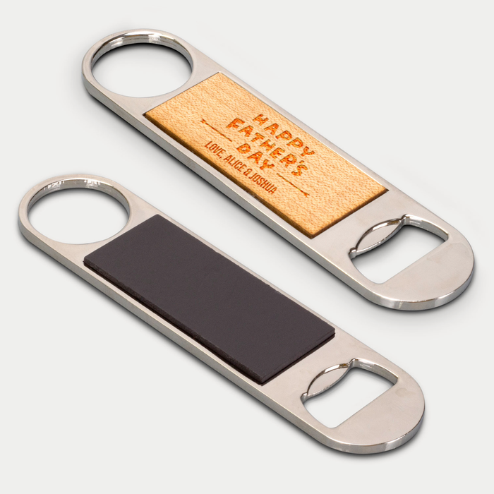 Personalised Father’s Day Magnet Bottle Opener | Father's Day Gift NZ AU - magnet