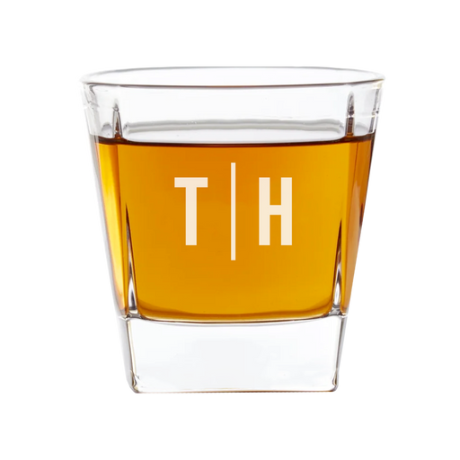 Initials Engraved Whiskey Glass | Personalised Gifts & Drinkware NZ