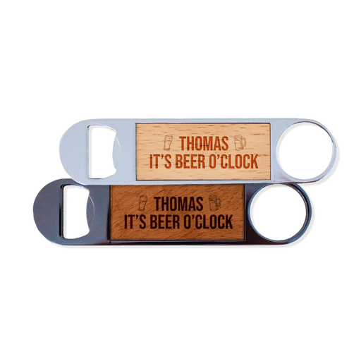 Personalised Beer O’Clock Magnet Bottle Opener | Father's Day Gift NZ AU