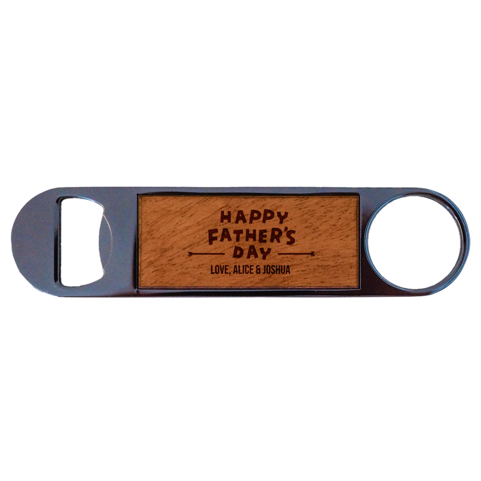 Personalised Father’s Day Magnet Bottle Opener | Father's Day Gift NZ AU - dark variant