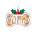 Mistletoe Pet’s Name Ornament | Custom Christmas Décor and Gifts NZ AU