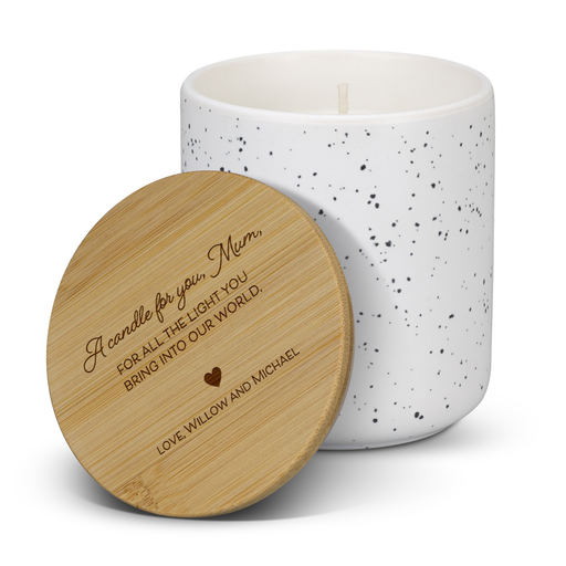 Mother’s Day Message Vanilla-Scented Candle | Personalised Gifts NZ