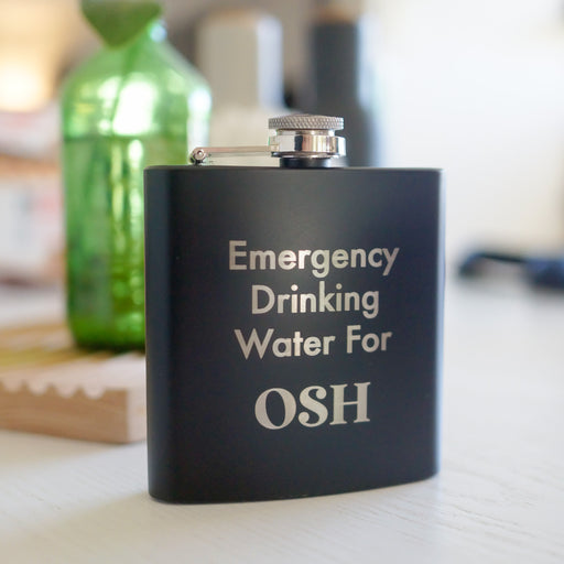 Emergency Drink Hip Flask Gift Set | Personalised Gifts - Oh Craft NZ