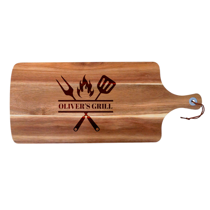 My Grill Acacia Serving Board | Personalised Gifts NZ AU