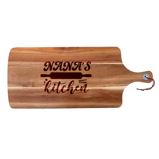 Personalised My Kitchen (Rolling Pin Design) Acacia Serving Board | Custom Gifts NZ AU