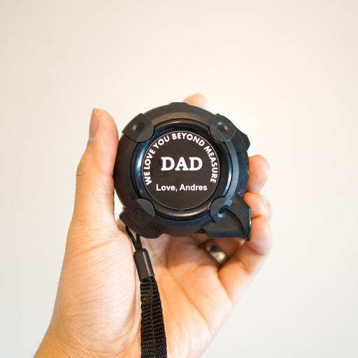 We Love You Beyond Measure Personalised Tape Measure | Oh Craft NZ - Father's Day Gifts