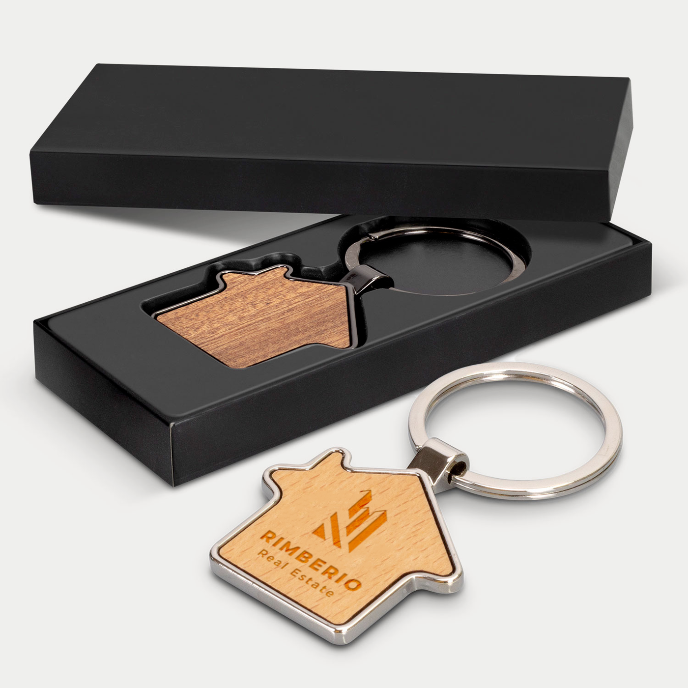 Logo Sanctuary Home Key Ring | Promotional Product NZ — Oh Craft