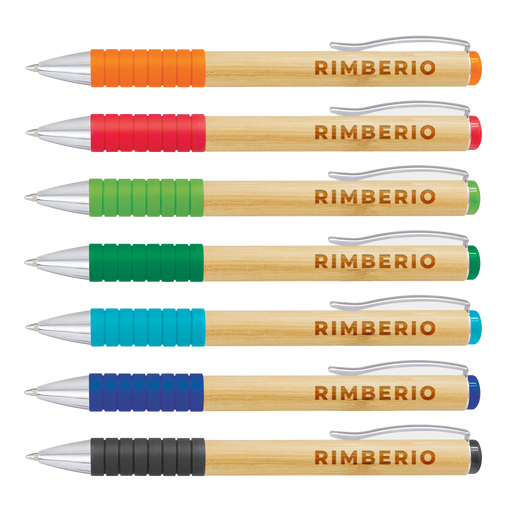 Logo Bamboo Eco Twist Pen | Engraved Promotional Product NZ