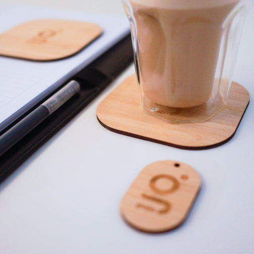 Classic Logo Wooden Coasters | Promo Products NZ
