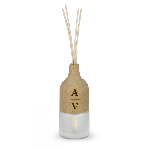 Serif Monogram Wooden Reed Diffuser | Personalised Gifts NZ