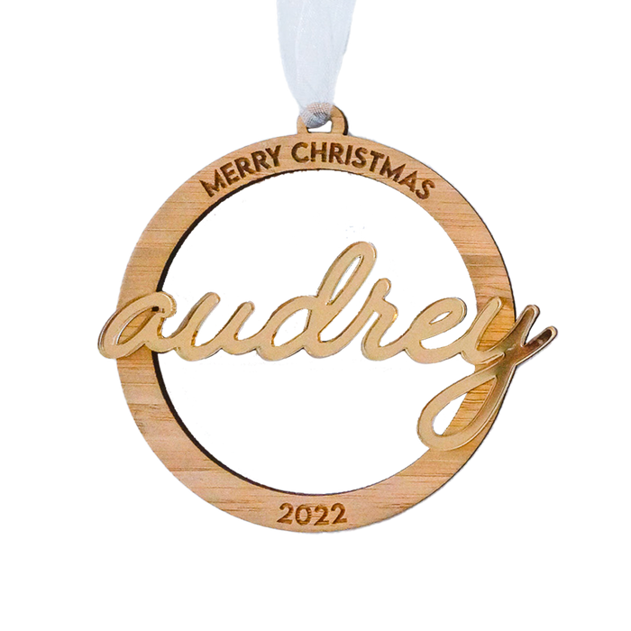Deluxe Name Cut-out Bauble