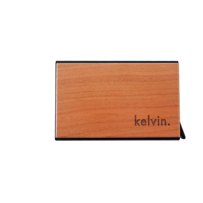Custom Name/Short Text Wooden Card Holder / Wallet