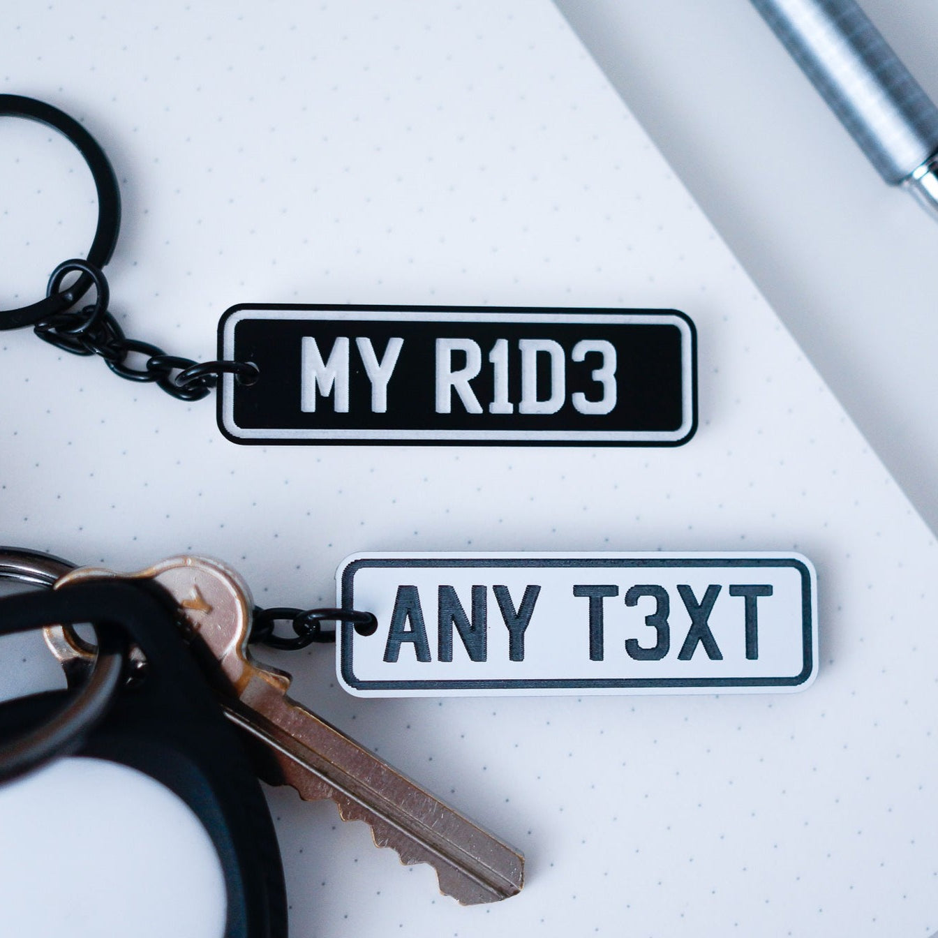 Custom NZ Number Plate-Style Keychain | Personalised Father's Day Gifts ...