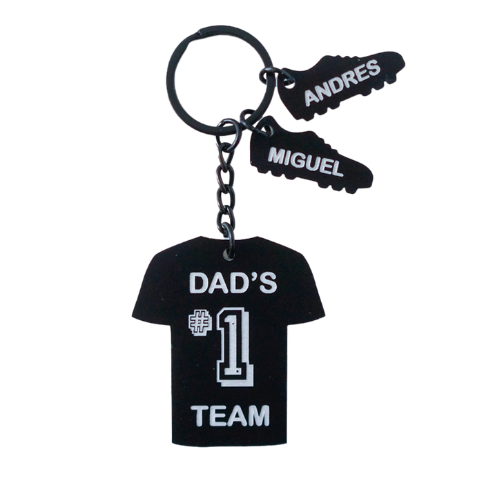 Dad’s #1 Team Keychain