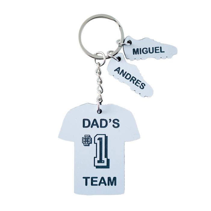 Dad’s #1 Team Keychain