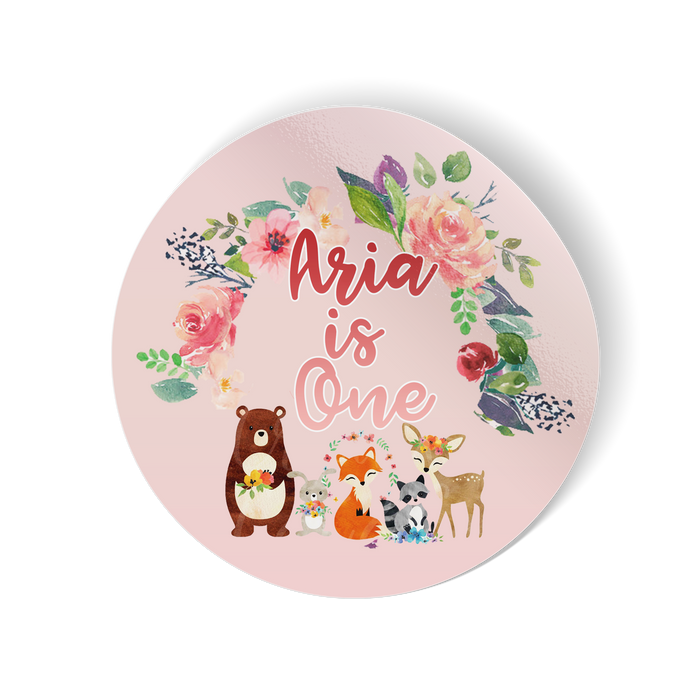 Forest Animals Personalised Stickers