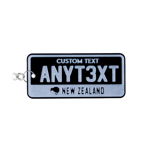 Personalised Plates NZ - Mini Number Plate Keychains — Oh Craft