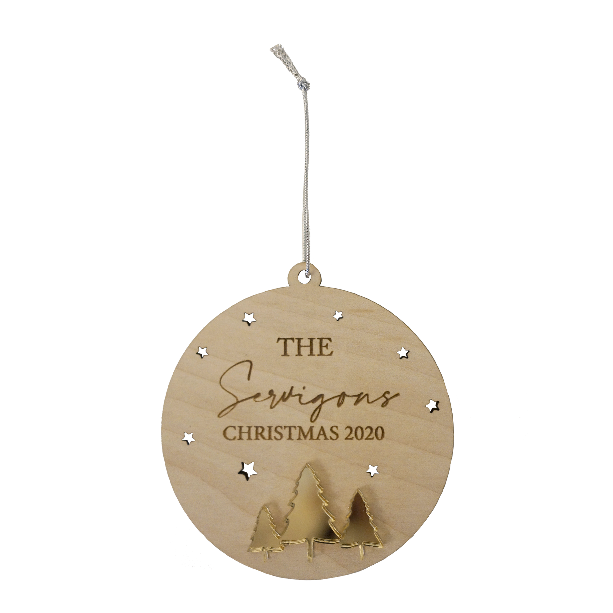 Personalised Family Christmas Tree Bauble Christmas Décor and Gifts