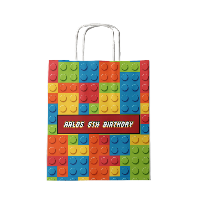 Lego Blocks Party Loot Bag