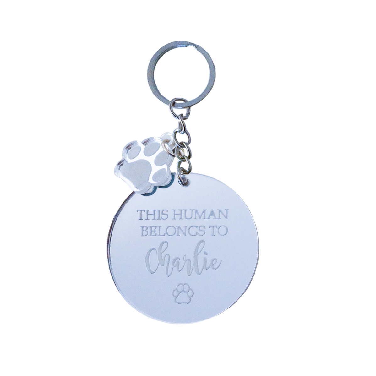 This Human Belongs To... Key Ring | Personalised Gifts - Oh Craft! NZ
